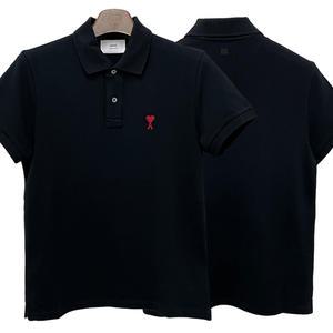 24FW 하트 로고 폴로 반팔티 / 블랙 (UPL001 760 001)