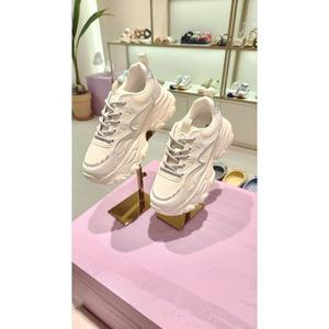 [여주점][BABARA][BABARA]바바라 여성 소가죽 데일리 어글리스니커즈 5cm AAH603 GY