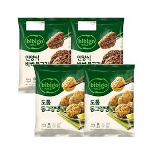 [CJ제일제당]비비고 도톰 동그랑땡 560gx2 + 언양식바싹불고기 460gx2