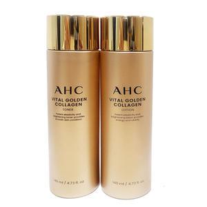 AHC 바이탈 골든 콜라겐 토너 140ml + 로션 140ml