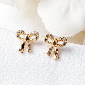 [니지쥬얼리] 14K GOLD 프라하 리본 이어링