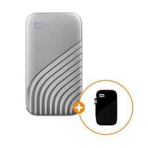 웨스턴디지털 WD My Passport SSD Silver 외장 메모리 1TB 대용량 휴대용 ENL