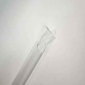 12mmx25cm 투명 사선빨대 개별포장 2,000개입
