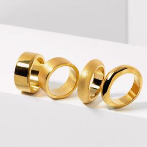 갤러리아 순금 반지 24K 유광 무광 엥게이지 평반지 11.25g