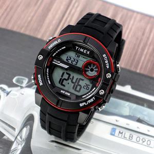 타이맥스 TW5M34800 인디글로 라이트 마라톤 방수 디지털 남자 우레탄 시계 b