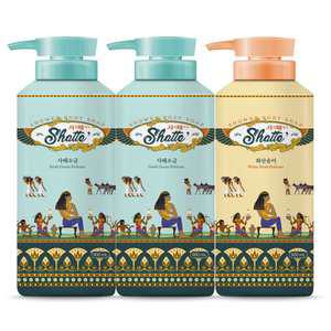 무궁화 샤워때비누 900ml 화산송이 1개 + 사해소금 2개