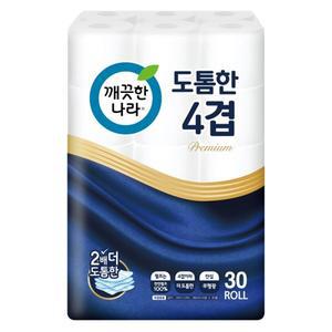 (행사상품)깨끗한나라 도톰한4겹데코화장지 25Mx30R