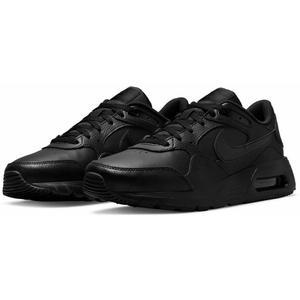 나이키 남성 에어 맥스 SC LEA 신발 러닝 로우 컷 심플 가죽 평상복 착용 일 올 블랙 흑백 NIKE DH9636001