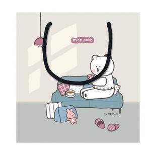쇼핑백 캐릭터 몽포트 세트 종이 1P 가방 10개 선물