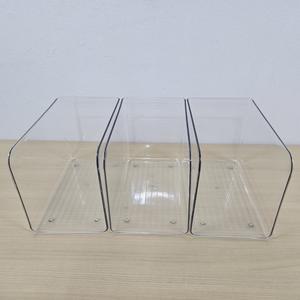 책상책꽂이 투명 플라스틱 북엔드