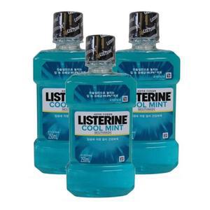 리스테린 쿨민트 마우스워시 250ml X 3개