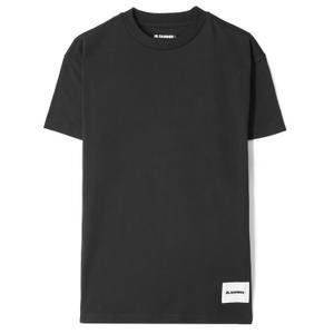 질샌더 로고패치 여성 반팔 티셔츠 J40GC0001 J45048 001