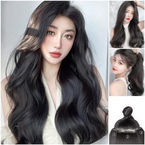 가발 긴머리 웨이브 여신머리 부분가발 진짜같은 내머리 풍성 머리숱 60cm