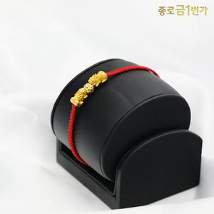 순금 팔찌 쌍비휴 볼 매듭 3.75g