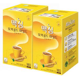 맥심 모카골드 마일드 커피믹스 180T x 2 총 360T