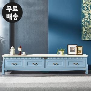 루아 1단 거실장 모던 엔틱 긴 티비 테이블(2100)