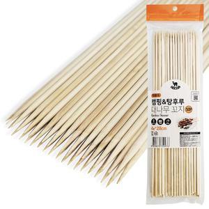 영수 캠핑 탕후루 대나무꼬지 50P 다용도 바베큐 꼬치