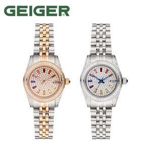 (GEIGER) 여성용 레인보우 스톤 워치 GE8056