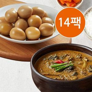 교동 추어탕 7팩+메추리알장조림 7팩(총14팩)