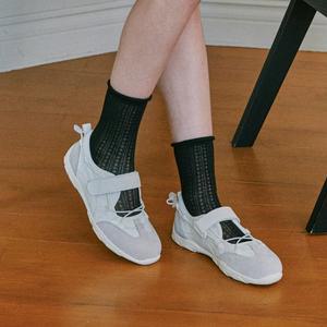 ljh030-1 string velcro sneakers _ 2colors