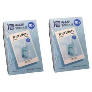1+1 토리든 다이브인 저분자 히알루론산 마스크 27ml 10매+10매 (총20매)