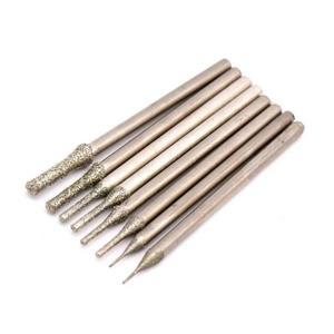 타일 타일 주얼리 유리 팩용 다이아몬드 코팅 팁 드릴 비트 0.5-2.5mm 10 개