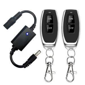 100%호환 DC 3.7V 5V 12V 무선 RF 원격 제어 스위치 릴레이 드라이버 켜기 LED 스트립 독서 램프 마이크로