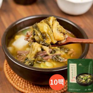 집밥장인 참이맛 소고기 우거지국 더 블랙 600g 냉동 x 10개