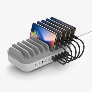 멀티 충전기 고속 업소용 충전기 핸드폰 C타입 매장 식당 카페 태블릿 120W 10포트