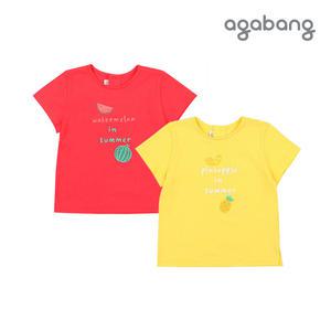 [보리보리/아가방]그리데이반소티셔츠(YELLOW,RED)_01Q351004
