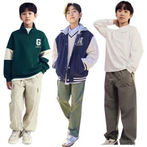 [탑텐키즈](마산점)25년 SS 봄신상 새학기 남아/여아  데일리 조거/치노/밸런스/배기핏 팬츠 4종택 1