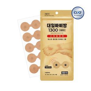 [대일밴드]크리오 대일 빠삐방 동전타입 더블 패치 1300 (5매+리필 95매) x1개