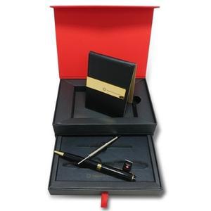 SwissWagner 소가죽 머니클립24K도금+CEO금장볼펜