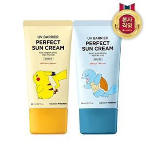 [LG생활건강]벨먼 포켓몬 UV 선크림 80ml * 2개(피카츄/꼬부기 택1)