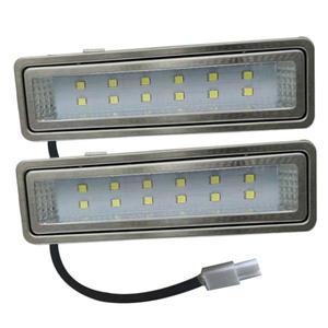 스테인리스 스틸 LED 주방 배기등 2 피스 120x30mm 1.5W 12V DC 레인지 쿠커 후드 전구 20W 할로겐 상당