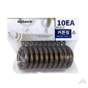 샤워커텐 고리링 커텐링 황동 커튼고리 미니 10EA (3mVis)