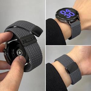 20mm 22mm 2개 워치 스트랩 화웨이 GT2 3 4 5 pro Watch3 땋은 팔찌 갤럭시 3/4/5/6/7/6 클래식/5 Pro/Gear