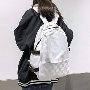 캐주얼 학생 스쿨 직장인 가방 체커블 대 백팩 데일리 학생가방 여행용 경량 가벼운 캐쥬얼