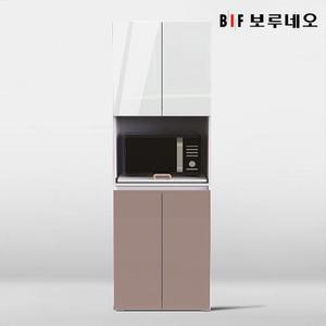 보루네오 오브제 광폭형 컬러풀 600 빌트인 렌지수납 냉장고장 BJ558 (착불)