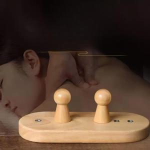 SNPE 이동식 원목 보관함 수납함 도구 매트 심플 정리함 소형 마사지 보관