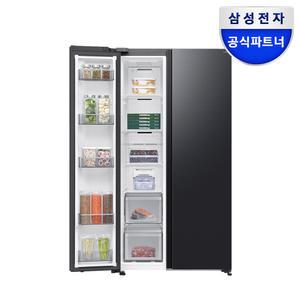 [본사_빠른설치]삼성전자 삼성 비스포크 양문형 키친핏 냉장고 AI RS70F65Q2F 프리스탠딩 651리터