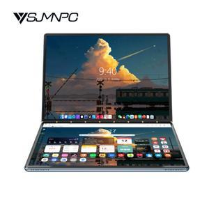 듀얼 스크린 노트북, 인텔 i3 1215U N100, 10.95 인치 IPS 터치 윈도우 11, 사무실 컴퓨터 태블릿 와이파이