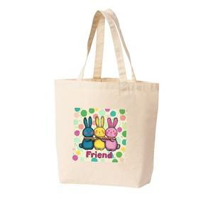 고품질 에코백 토트백 토끼 세친구 friend 빈티지 (WFHOEN0)