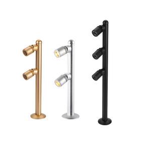2 3 헤드 W 2W 3W 스포트라이트 미니 LED 천장 조명 캐비닛 카운터 쇼케이스 AC85 265V 표면 탑재 전구