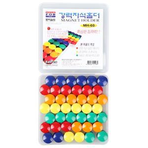 84개 20mm 소 원형 칼라 강한 칠판 보드 자석 게시판 문구용 강력 자석 메모 홀더 사무용 보드판 마그네틱