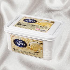 조안나아이스크림 바닐라 아이스크림 대용량 와플과 함께 5L 1개