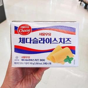 [기타]서울우유 체다 슬라이스 치즈 18g x 50매 c200996