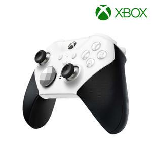 Xbox 엘리트 무선 컨트롤러 시리즈 2 코어 화이트 4IK-00003 엑스박스 엑박 블루투스 게임패드 스팀 조이스틱 조이패드 게임용 게임기