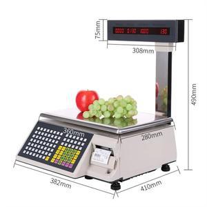 Veidt 무게 TM-Ab 30kg  라벨 인쇄  상자 스캐너 총이  마켓용 전자 저울