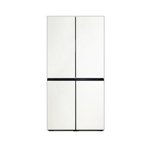 [삼성] 비스포크 4도어 냉장고 1등급 RF85DB91F1W6 새틴화이트 (IN)